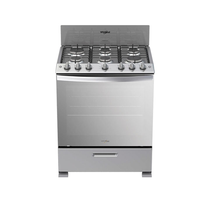 Cocina de horno Whirlpool con 6 Quemadores